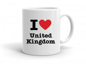 "I love United Kingdom" mug