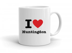 "I love Huntingdon" mug