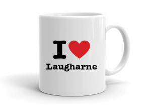 "I love Laugharne" mug