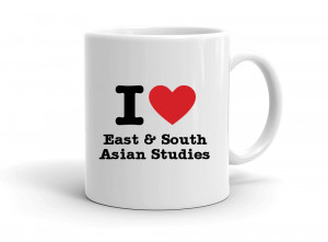 "I love East & South Asian Studies" mug