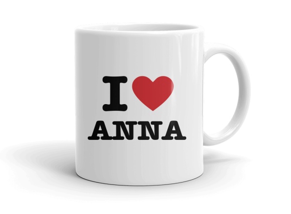 "I love ANNA" mug