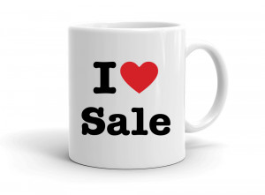 "I love Sale" mug