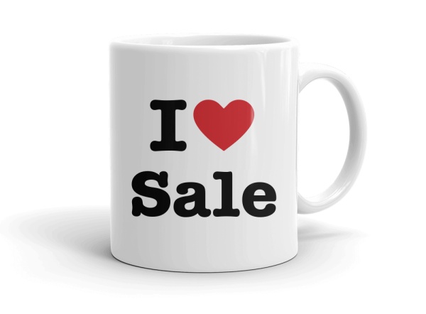"I love Sale" mug