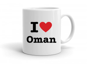 "I love Oman" mug