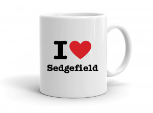 "I love Sedgefield" mug