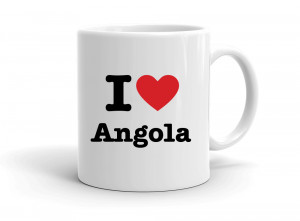 "I love Angola" mug