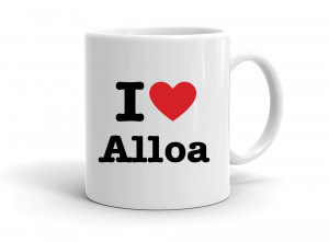 "I love Alloa" mug