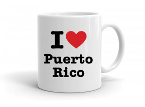 "I love Puerto Rico" mug