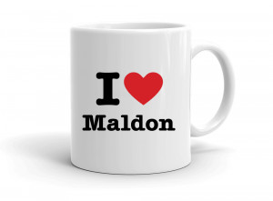 "I love Maldon" mug