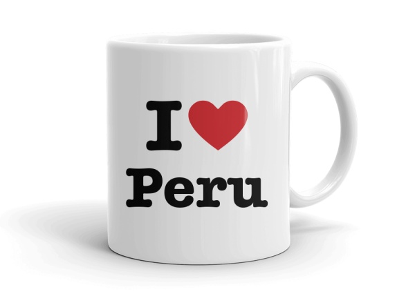 "I love Peru" mug