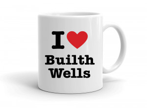 "I love Builth Wells" mug