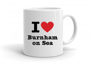 "I love Burnham on Sea" mug