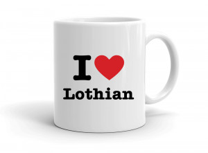 "I love Lothian" mug