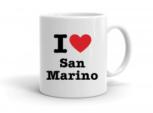 "I love San Marino" mug