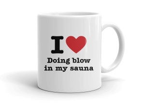 I love Doing blow in my sauna