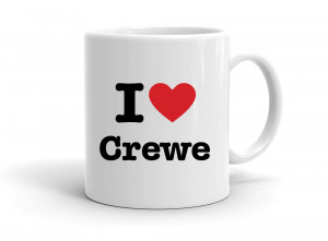 "I love Crewe" mug