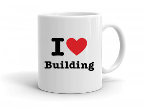 "I love Building" mug