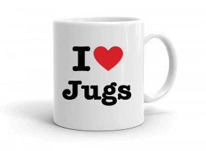 "I love Jugs" mug
