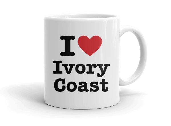 "I love Ivory Coast" mug