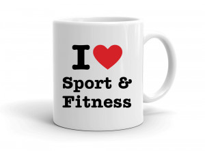 "I love Sport & Fitness" mug