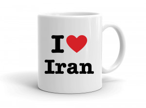 "I love Iran" mug