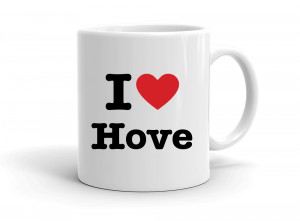 "I love Hove" mug