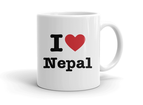 "I love Nepal" mug