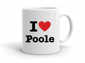 "I love Poole" mug