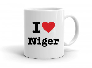 "I love Niger" mug