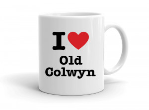 "I love Old Colwyn" mug