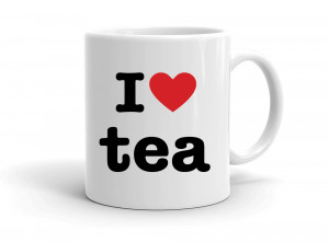 "I love tea" mug
