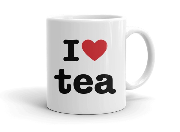"I love tea" mug
