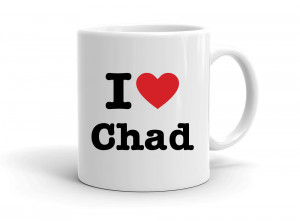 "I love Chad" mug