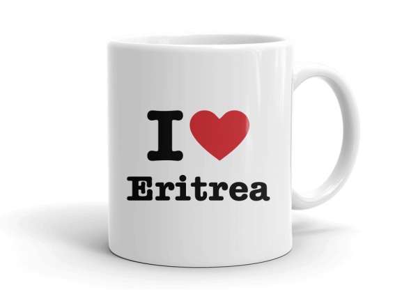 "I love Eritrea" mug