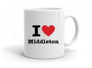 "I love Middleton" mug