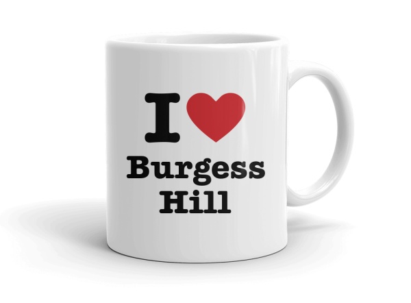 "I love Burgess Hill" mug