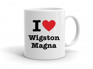 "I love Wigston Magna" mug