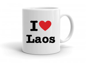 "I love Laos" mug