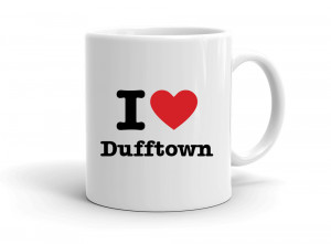"I love Dufftown" mug
