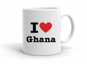"I love Ghana" mug