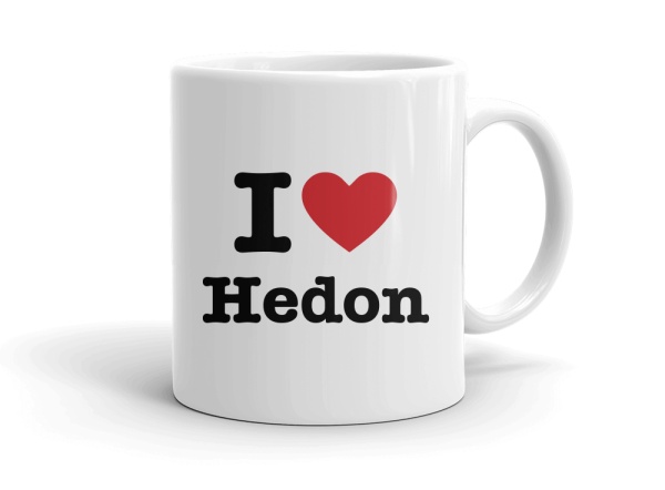 "I love Hedon" mug