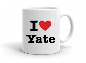 "I love Yate" mug