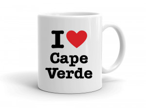 "I love Cape Verde" mug