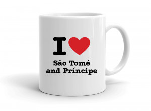 "I love São Tomé and Príncipe" mug