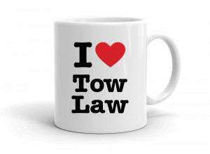 "I love Tow Law" mug