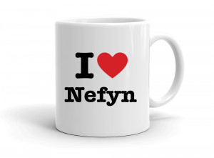 "I love Nefyn" mug
