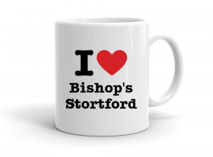 "I love Bishop's Stortford" mug