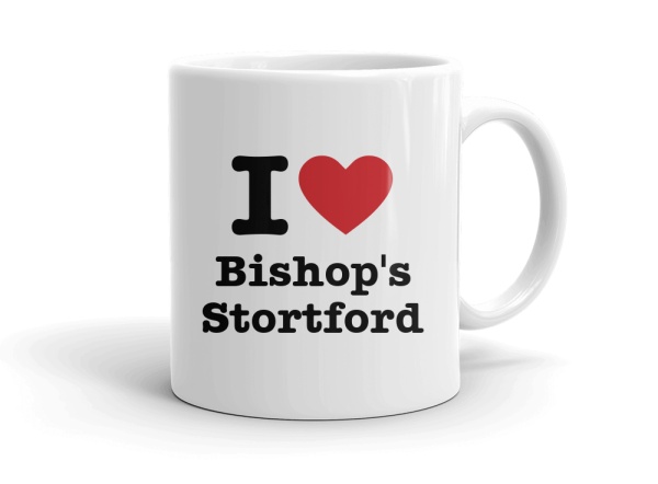 "I love Bishop's Stortford" mug