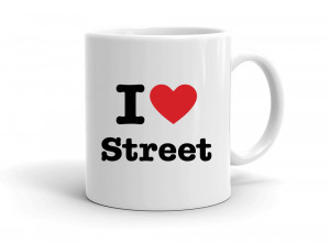 "I love Street" mug