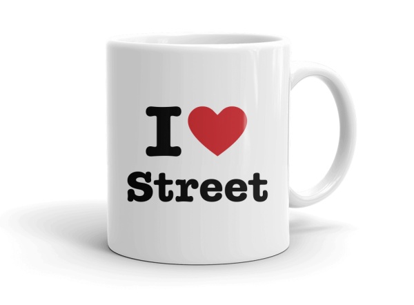 "I love Street" mug